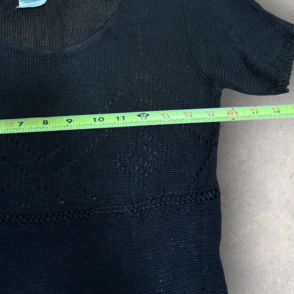 Y2K dolce & gabbana sheer knit tee - Picture 7 of 7